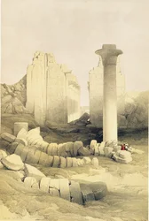 Le dromos ou salle centrale du grand temple d