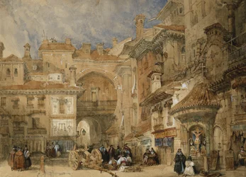La Porte de la Viva Rambla, Grenade, 1834