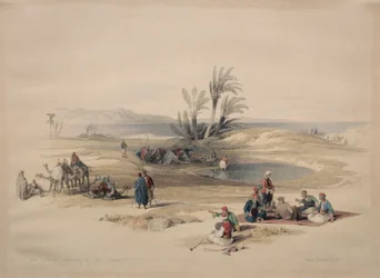 Puits de Moïse, désert de Tyh