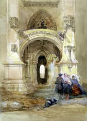 Porche ouest de la chapelle de Roslyn