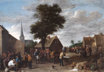 Un festival de village flamand