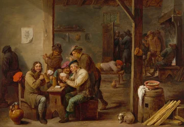 Scène de taverne, 1658