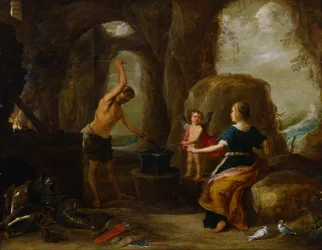 Vénus visitant la forge de Vulcain