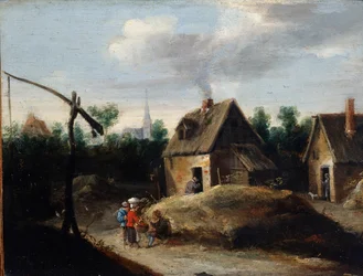 Paysage de campagne, XVIIe siècle