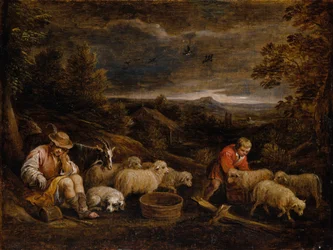Bergers et moutons