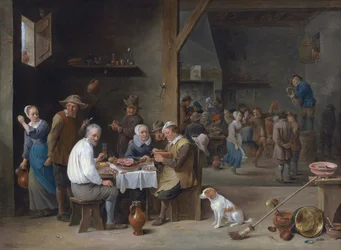 Le dîner au jambon