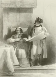 Napoléon et le Pape à Fontainebleau
