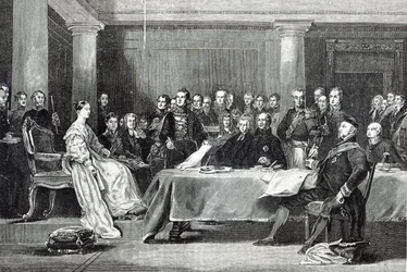 Le premier conseil de la reine, de 