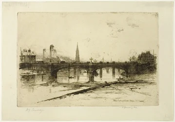 Albert, Railway et Victoria Bridges, planche six du Clyde Set