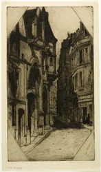 Hôtel de Sens, planche trois de la série Paris