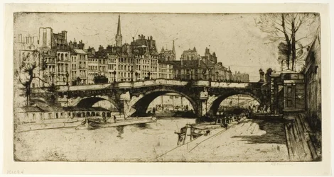 Pont Neuf, planche une de la série Paris