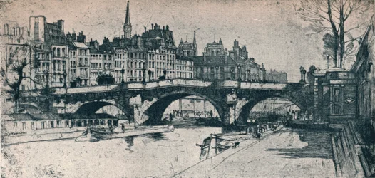 Pont Neuf : planche une de la série Paris, 1904