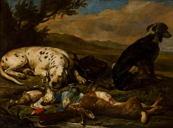 Nature morte basée sur la chasse, vers 1665-1701
