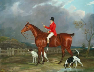 Un chasseur et des chiens, 1824