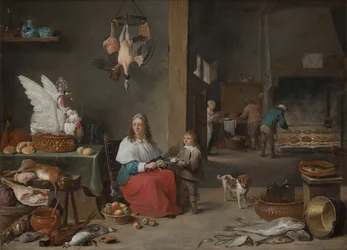Intérieur de cuisine, 1644