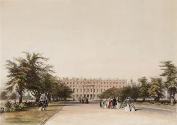 Façade Est et Grand Jardin de la Fontaine