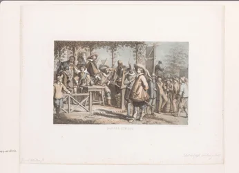 Nobles à une fête de village