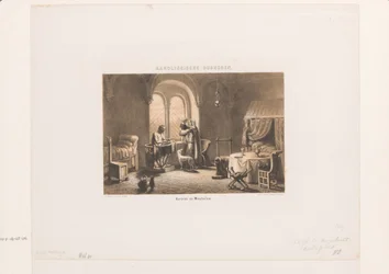 Intérieur carolingien (Karolingische Oudheden; Vertrek en meubelen)
