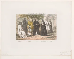 Costumes des clercs au XIIe siècle