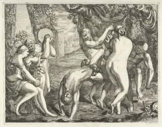 Paysage avec un bacchanale