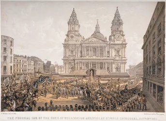 Funérailles du duc de Wellington, Cathédrale Saint-Paul, Londres, 18 novembre