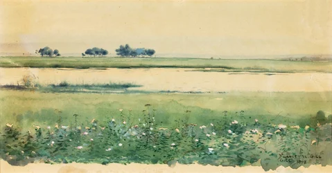 Paysage avec marais, 1898