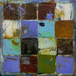 Grille de couleurs abstraite