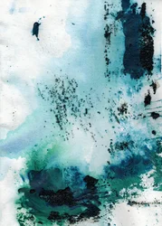 Flux bleu-vert profond