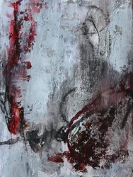 Abstrait rouge dynamique