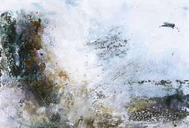 Flux abstrait organique aux tons discrets