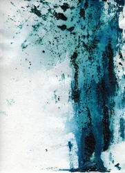 Abstrait bleu mystérieux