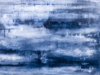 Nuances de bleu délavé
