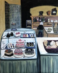 Pâtisserie, 2018 (acrylique sur toile)
