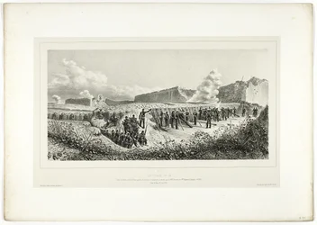 Batterie n°14, de Souvenirs d’Italie : Expédition de Rome