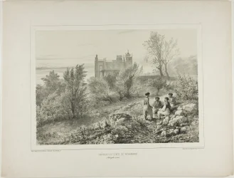 Château du comte Woronzoff, Aloupka, Crimée, 12 août 1837