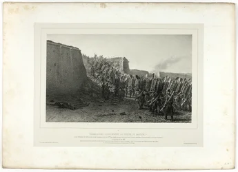 Travailleurs couronnant la brèche du bastion 7, de Souvenirs d