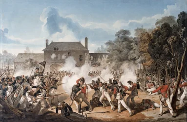 Défense du château de Hougoumont par la compagnie de flanc, Coldstream Guards 1815, 1815