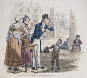 Le vendeur de pommes de terre cuites, 1821