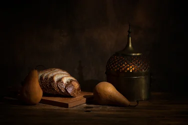 Nature morte rustique et chaleureuse