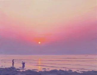 Crépuscule à Kochi
