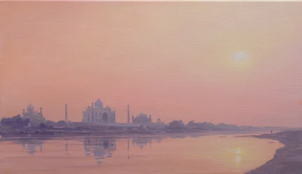 Coucher de Soleil sur la Yamuna