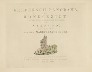 Belvédère à Nimègue (Gezichten rondom de stad Nijmegen)