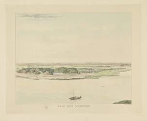 Vue sur la Waal au nord de Nimègue