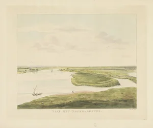 Vue sur la Waal au nord-est de Nimègue