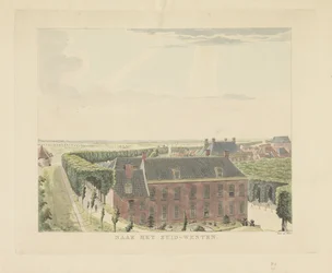 Vue sur le rempart sud-ouest de Nimègue