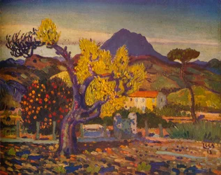 Poiriers en fleurs, 1913 1932