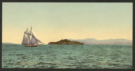 Alcatraz et le Golden Gate, San Francisco
