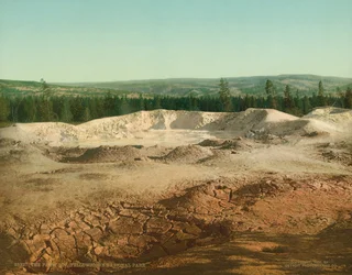 Le Pot de Peinture, Parc National de Yellowstone, vers 1902