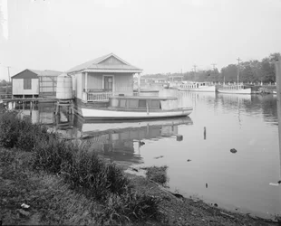Le long du Bayou Saint John, La Nouvelle-Orléans, 1910