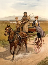 Voiture irlandaise, c.1890